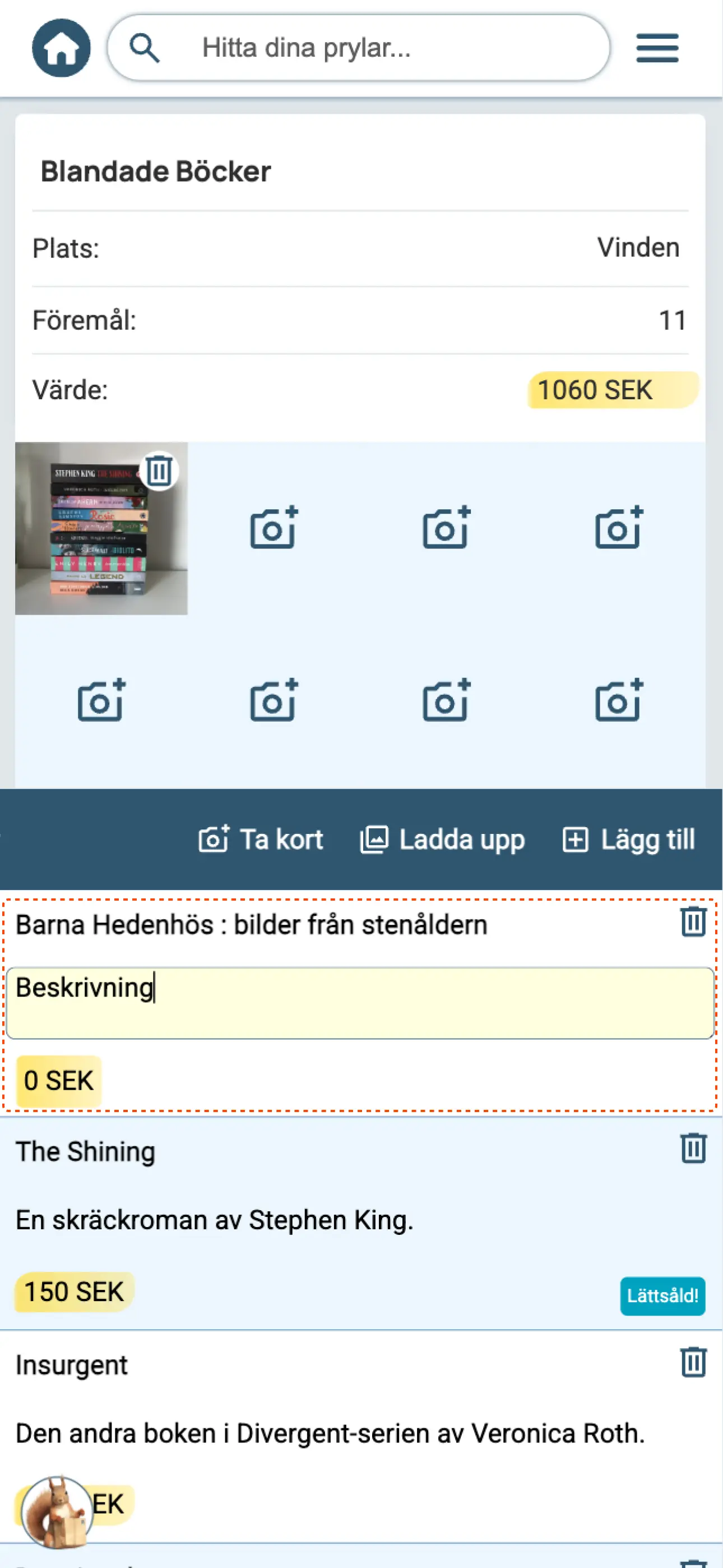 Lägg till saker 2