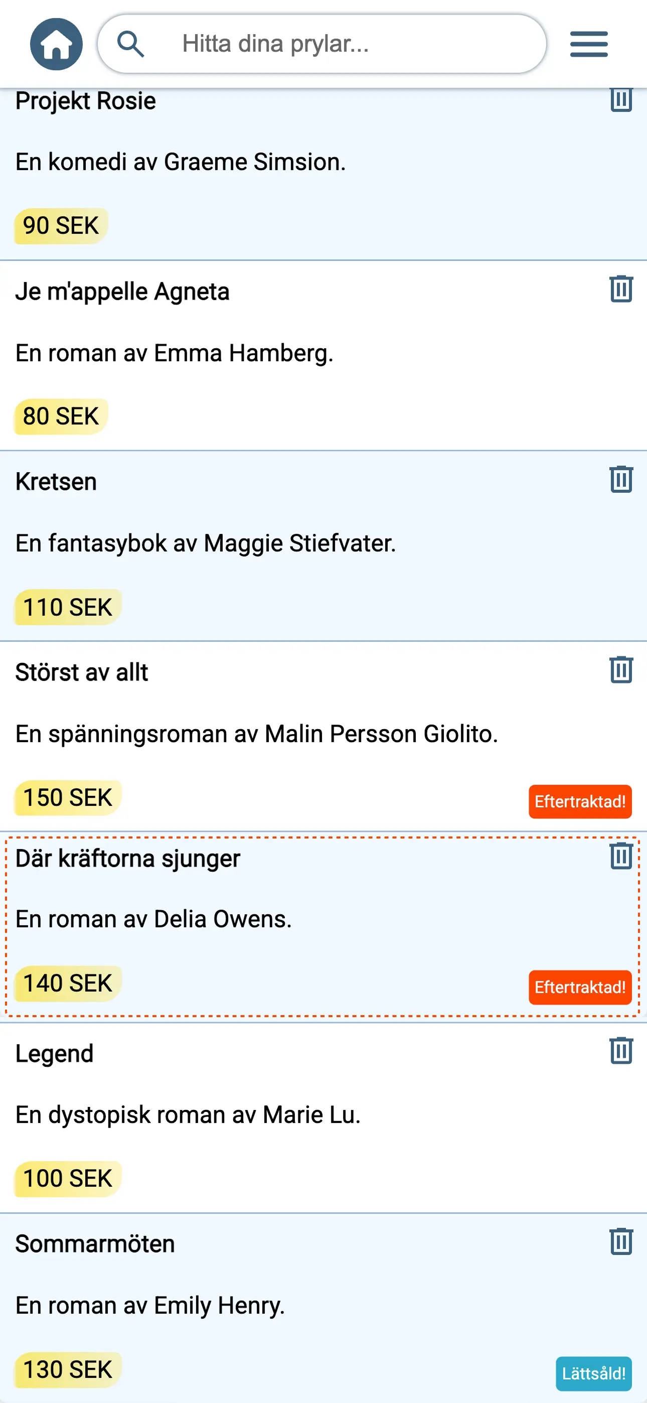 Hitta saker 2